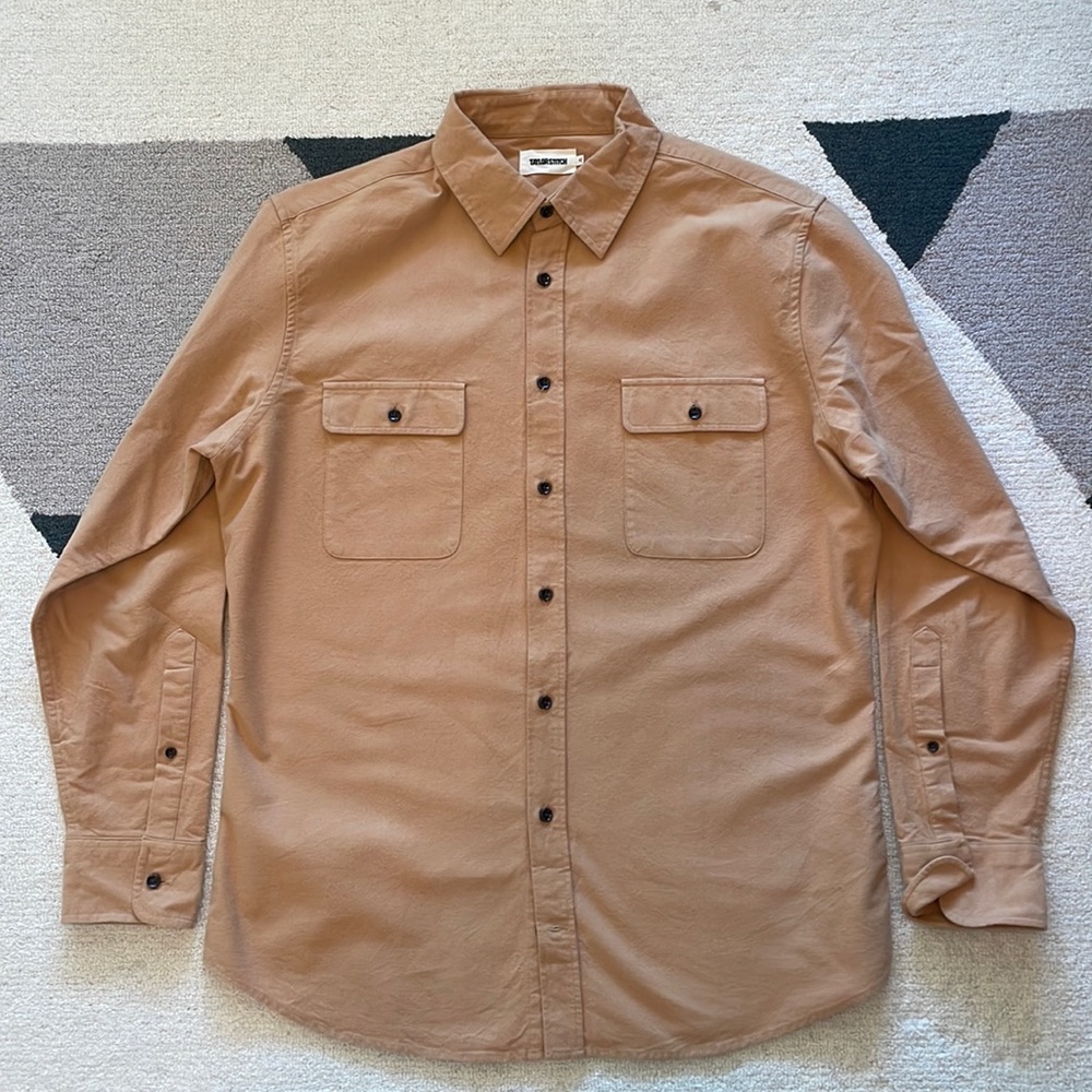 Taylor Stitch, Yosemite Shirt color Tan